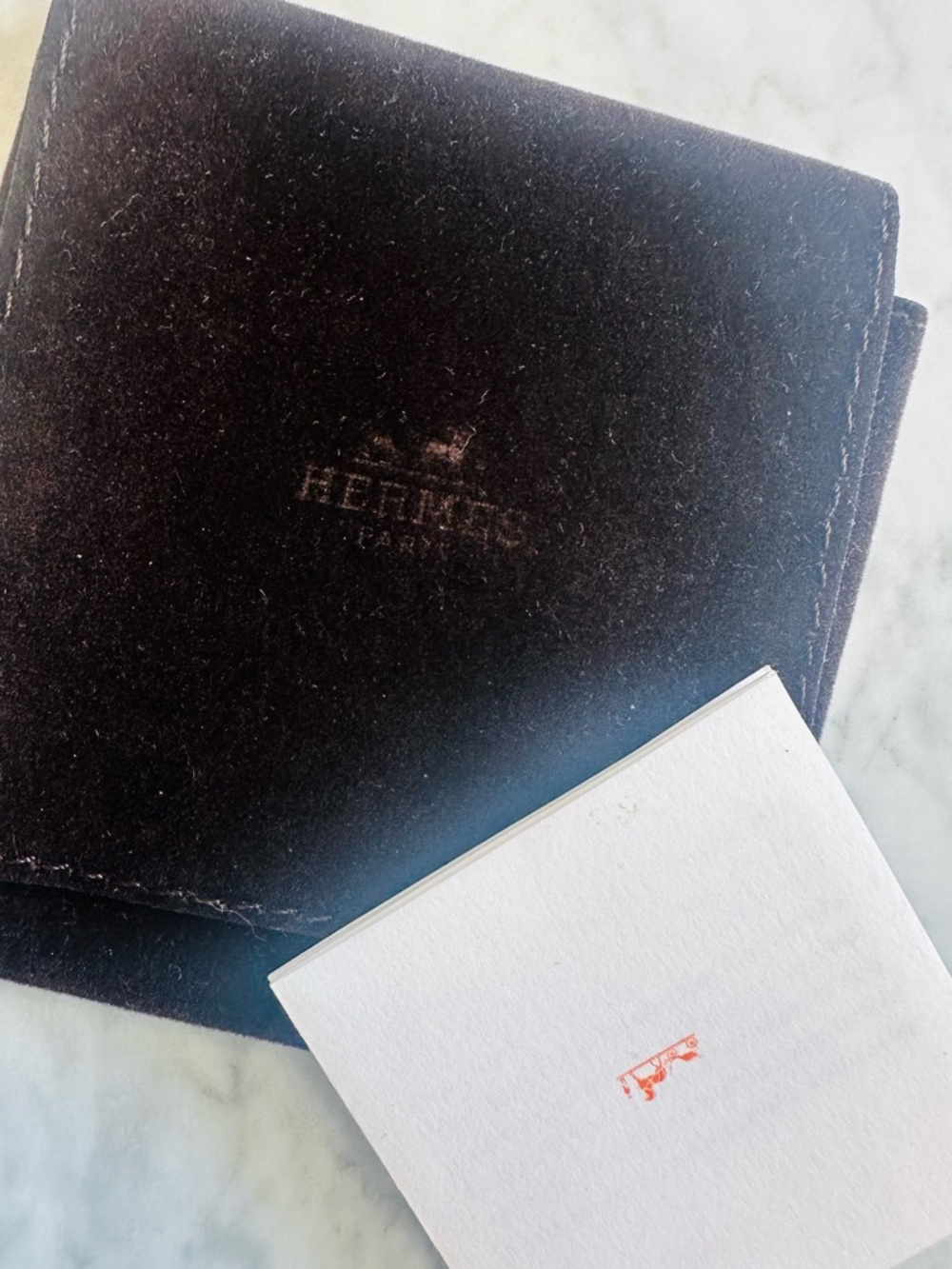 Hermès Brown Pouch